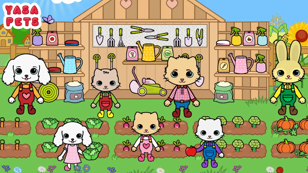 Yasa Pets Farm (Яса Петс Фарм) МОД/Взлом [Много монет, Открытые уровни и Мега MOD] Screenshot 5