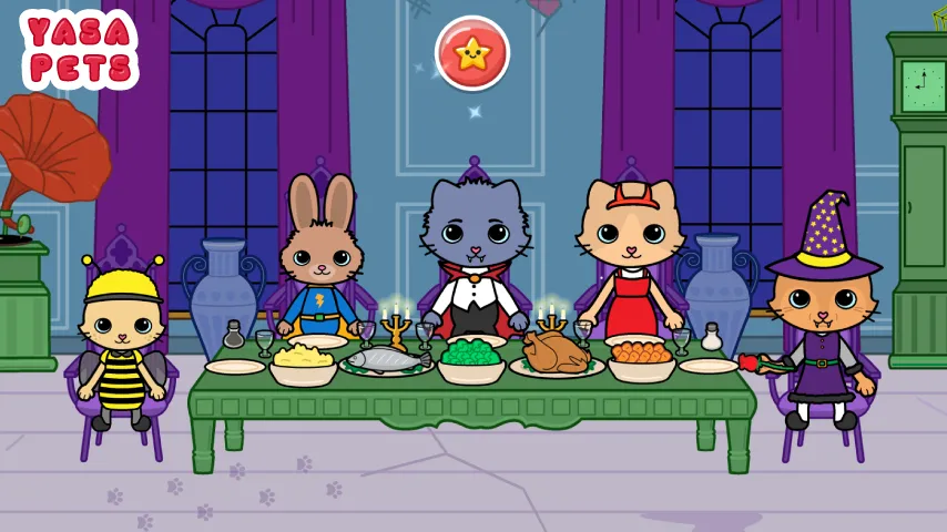 Yasa Pets Halloween (Яса Петс Хэллоуин) МОД/Взлом [Много денег, Монет и Все открыто] Screenshot 4