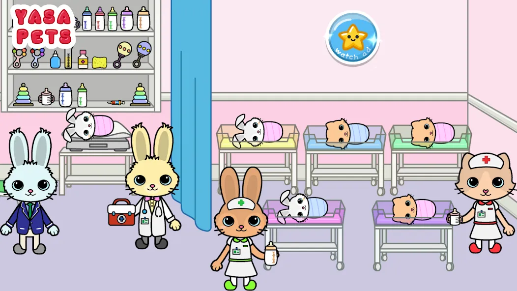 Yasa Pets Hospital (Яса Петс Хоспитал) МОД/Взлом [Много денег, Монет и Все открыто] Screenshot 2