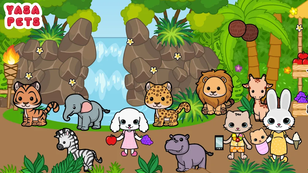 Yasa Pets Island (Яса Петс Айленд) МОД/Взлом [Деньги, Монеты и Меню MOD] Screenshot 4