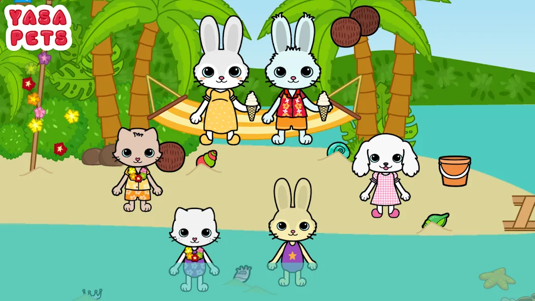 Yasa Pets Island (Яса Петс Айленд) МОД/Взлом [Деньги, Монеты и Меню MOD] Screenshot 5