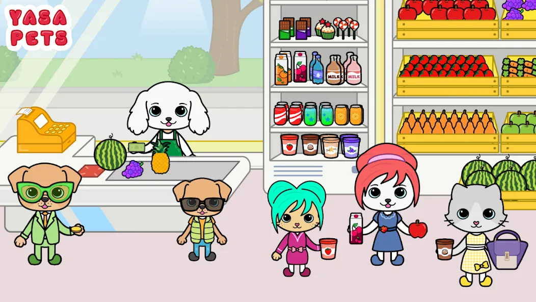 Yasa Pets Mall (Яса Петс Молл) МОД/Взлом [Деньги, Монеты и Меню MOD] Screenshot 5