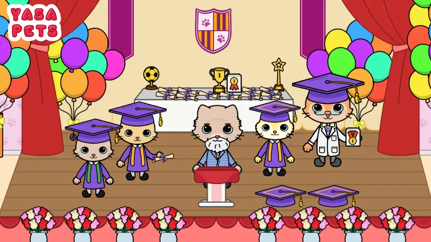 Yasa Pets School (Яса Петс Скул) МОД/Взлом [Все открыто, Дополнительные деньги и Меню MOD] Screenshot 3