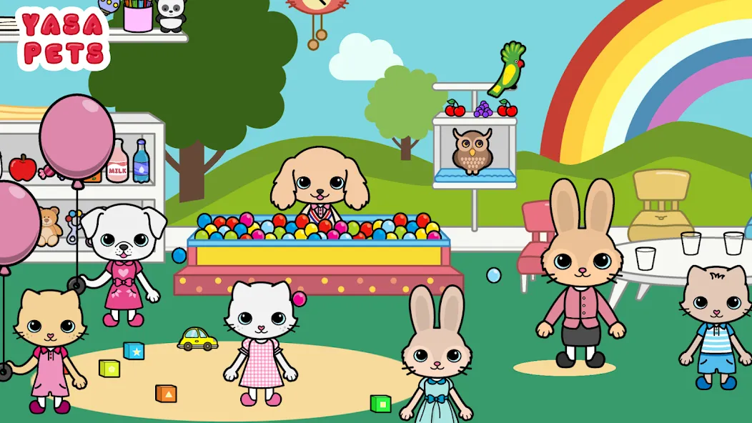 Yasa Pets Tower (Яса Петс Тауэр) МОД/Взлом [Деньги, Монеты и Меню MOD] Screenshot 2