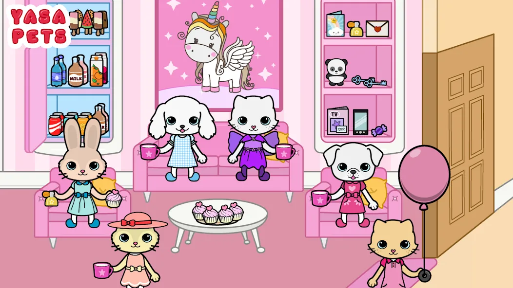Yasa Pets Tower (Яса Петс Тауэр) МОД/Взлом [Деньги, Монеты и Меню MOD] Screenshot 4
