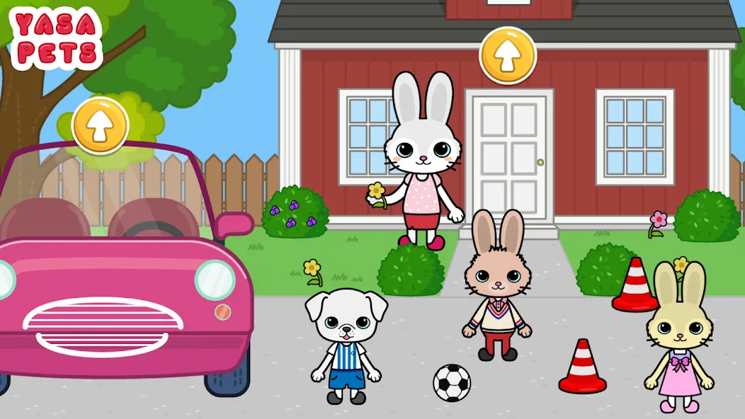 Yasa Pets Town (Яса Петс Таун) МОД/Взлом [Все открыто, Дополнительные деньги и Меню MOD] Screenshot 1