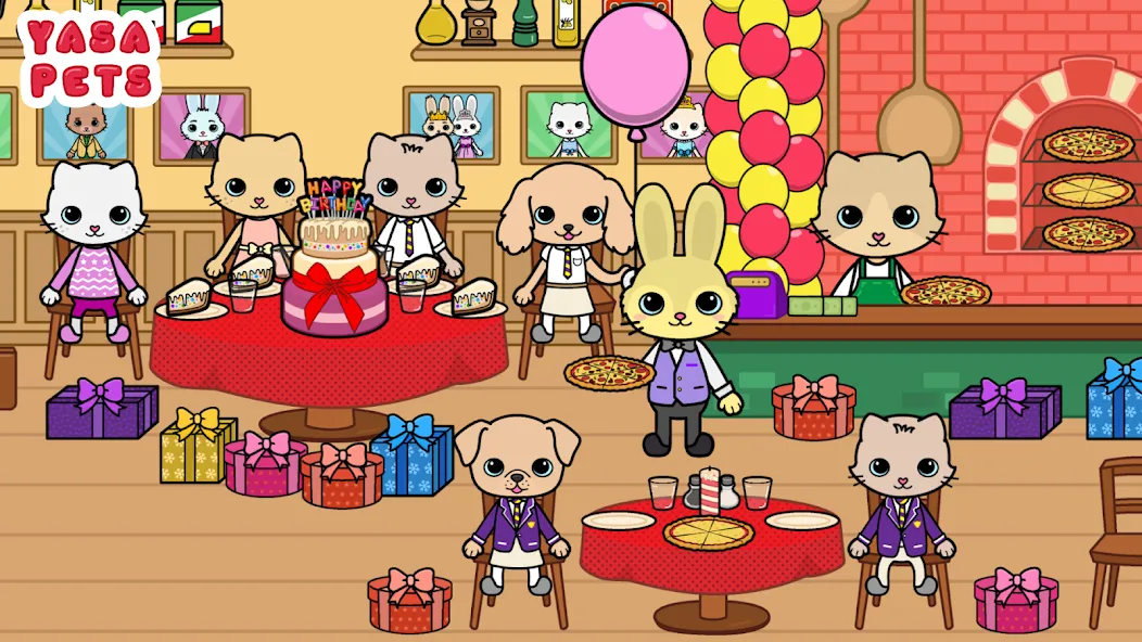 Yasa Pets Town (Яса Петс Таун) МОД/Взлом [Все открыто, Дополнительные деньги и Меню MOD] Screenshot 3