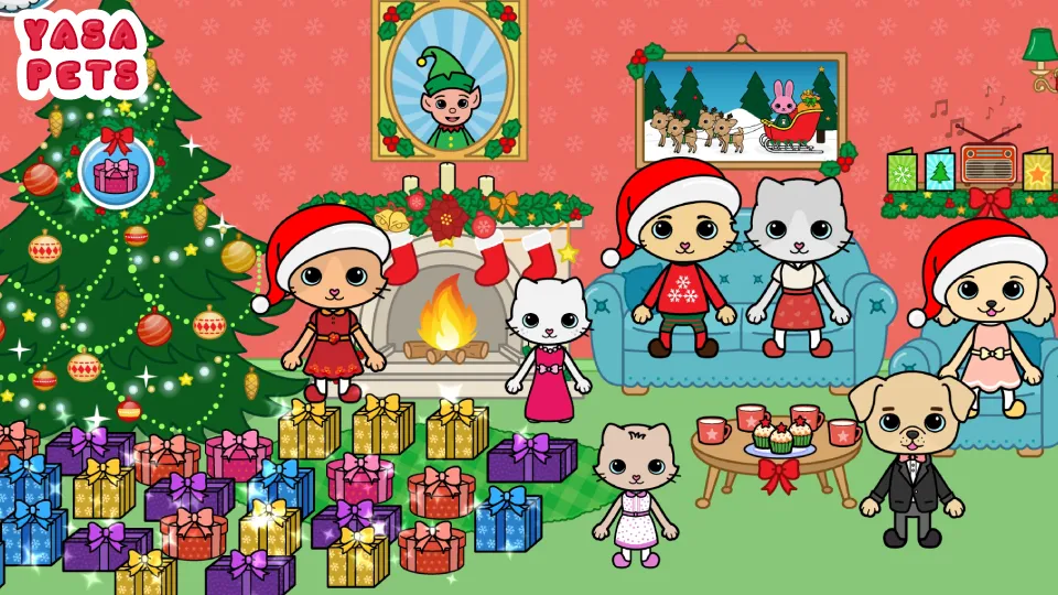 Yasa Pets Christmas (Яса Петс Кристмас) МОД/Взлом [Деньги, Монеты и Меню MOD] Screenshot 3