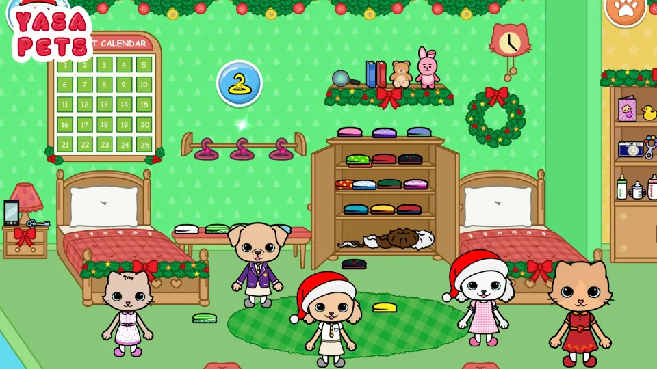 Yasa Pets Christmas (Яса Петс Кристмас) МОД/Взлом [Деньги, Монеты и Меню MOD] Screenshot 5