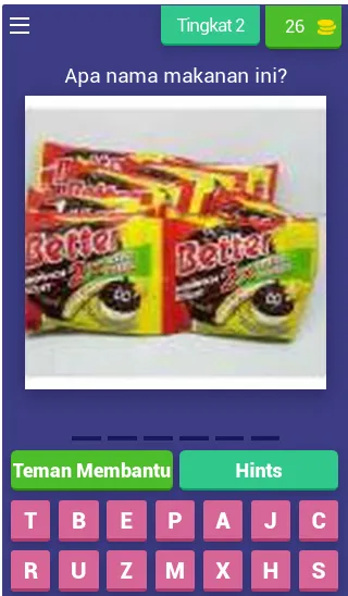 Tebak Makanan Ringan Indonesia (Гаме маканан Ринган) МОД/Взлом [Меню, Бесконечные монеты и Открытые уровни] Screenshot 3