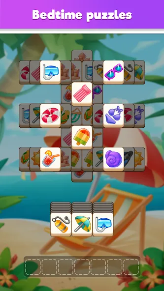 Tile Match Puzzle: Triple Game (Тайл Матч Пазл) МОД/Взлом [Бесконечные деньги, Монеты и Мега MOD] Screenshot 4