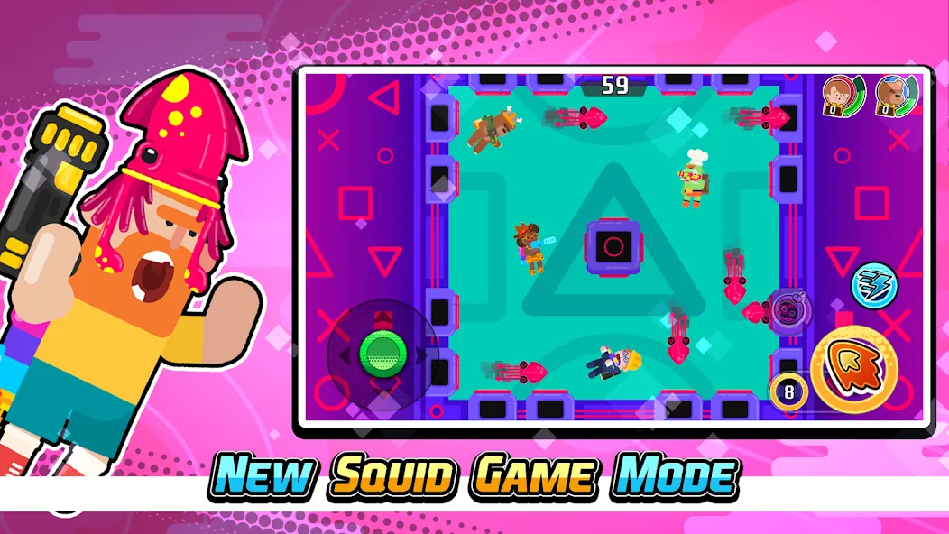 Gravity Brawl: Hero Shooter МОД/Взлом [Бесконечные деньги, Монеты и Мега MOD] Screenshot 4
