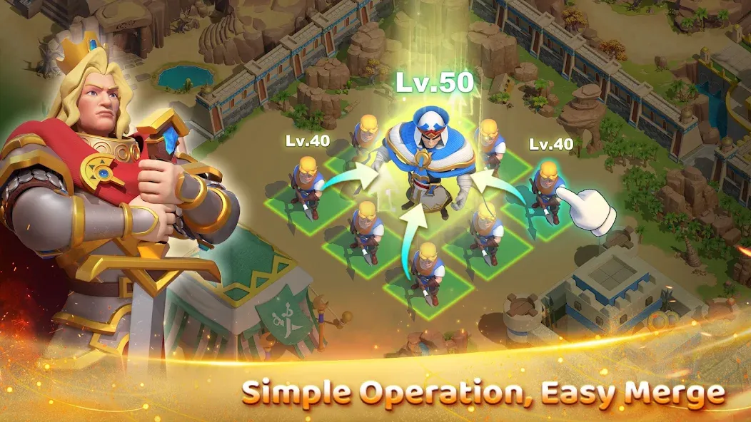 Merge Kingdoms (Мерж Кингдомс) МОД/Взлом [Много денег, Монет и Все открыто] Screenshot 1