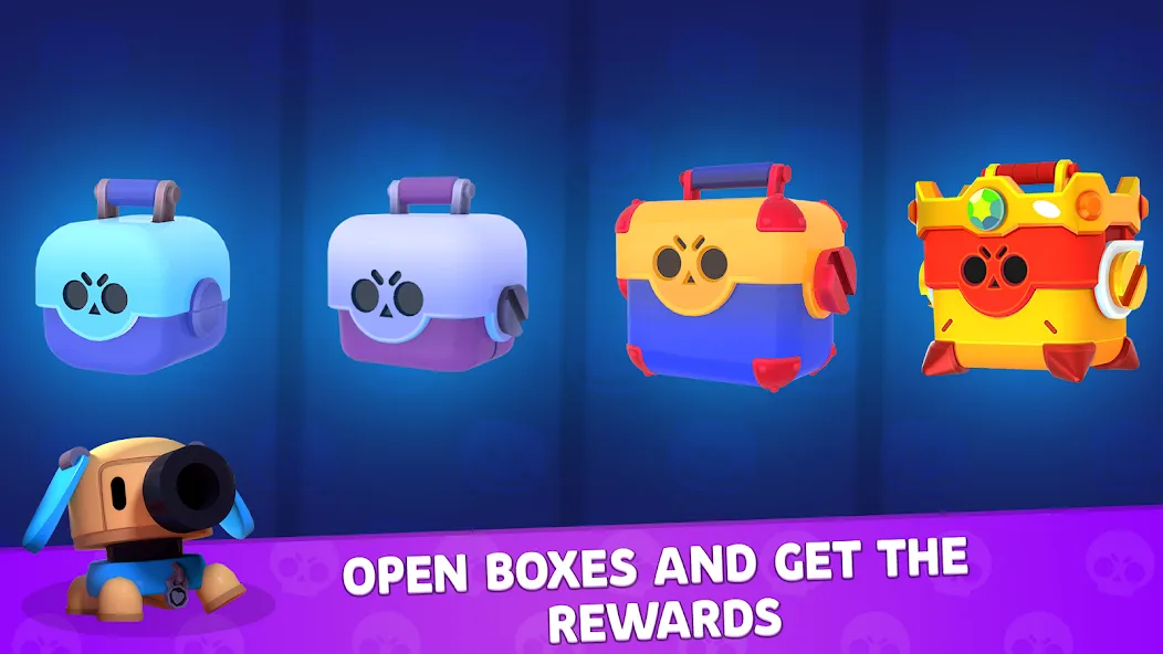 Brawl Box Stars Simulator МОД/Взлом [Бесконечные деньги, Монеты и Мега MOD] Screenshot 3