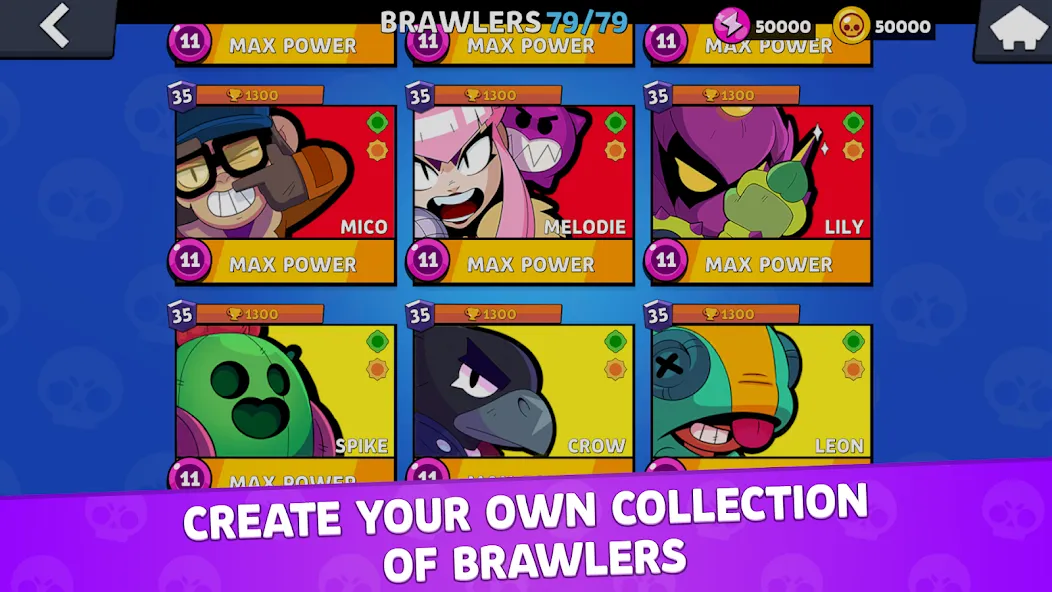 Brawl Box Stars Simulator МОД/Взлом [Бесконечные деньги, Монеты и Мега MOD] Screenshot 5