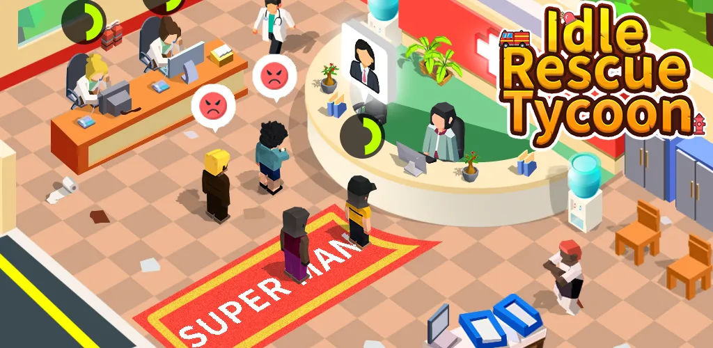 Idle Rescue Tycoon (Айдл Рескью Тайкун) МОД/Взлом [Деньги, Монеты и Меню MOD] Screenshot 5