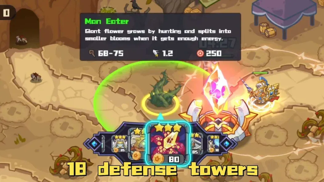 Chrono Crystal - Tower Defense (Хроно Кристалл) МОД/Взлом [Много денег, Монет и Все открыто] Screenshot 3