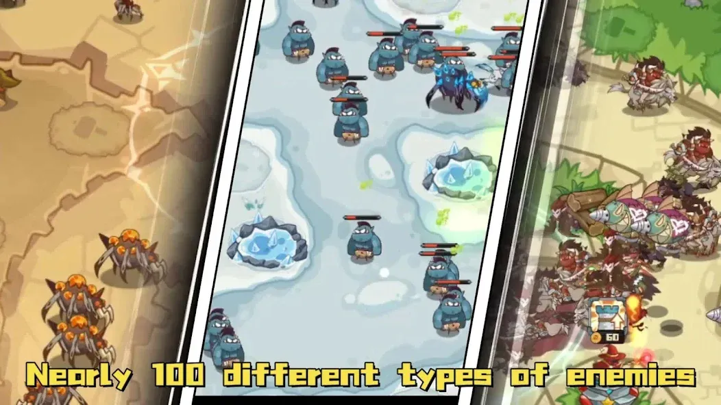 Chrono Crystal - Tower Defense (Хроно Кристалл) МОД/Взлом [Много денег, Монет и Все открыто] Screenshot 4
