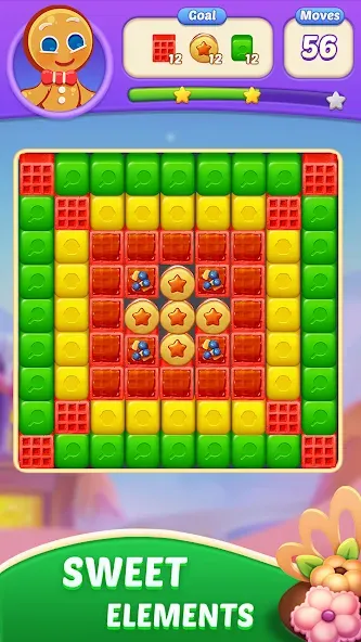 Candy Blast Fever:Cubes Crush (Кенди Бласт Фивер) МОД/Взлом [Все открыто, Дополнительные деньги и Меню MOD] Screenshot 2