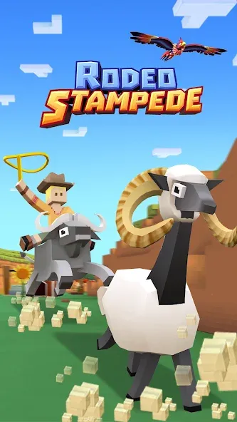 Rodeo Stampede: Sky Zoo Safari МОД/Взлом [Много монет, Открытые уровни и Мега MOD] Screenshot 1