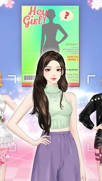 Fashion City：Style&Dress Up МОД/Взлом [Меню, Бесконечные монеты и Открытые уровни] Screenshot 1