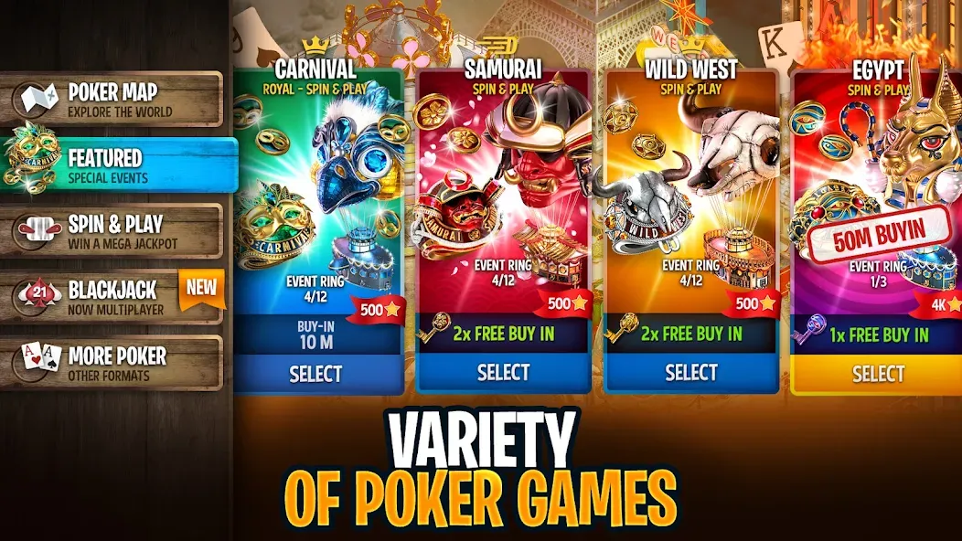 Governor of Poker 3 - Texas МОД/Взлом [Бесконечные деньги, Монеты и Мега MOD] Screenshot 2