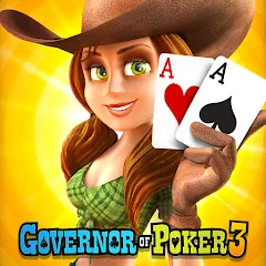 Скачать Взломанная Governor of Poker 3 - Texas на Андроид (Много денег) бесплатно
