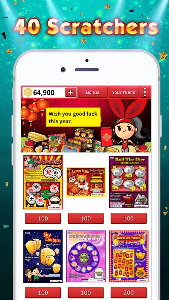 Lottery Scratch Off - Mahjong МОД/Взлом [Бесконечные деньги, Монеты и Мега MOD] Screenshot 4