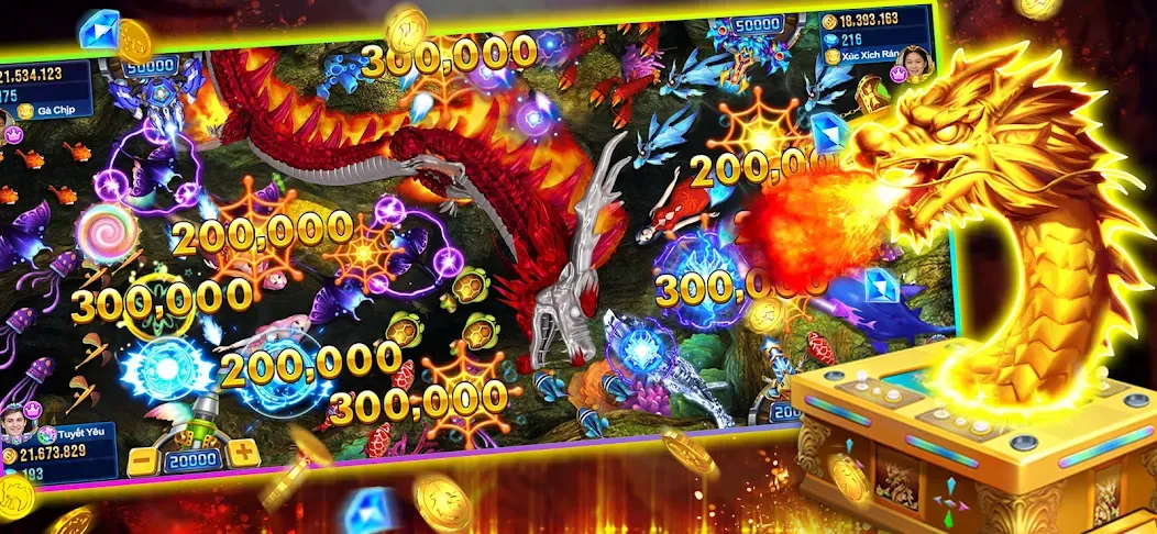 Dragon King:fish table games (Драгон Кинг) МОД/Взлом [Много денег, Монет и Все открыто] Screenshot 4