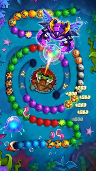 Marble Puzzle Legend (Зумбалл Делюкс) МОД/Взлом [Деньги, Монеты и Меню MOD] Screenshot 1