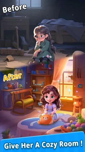 Merge Designer - Decor & Story (Мердж Дизайнер) МОД/Взлом [Все открыто, Дополнительные деньги и Меню MOD] Screenshot 3