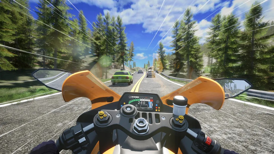 Speed Moto Dash:Real Simulator (Спид Мото Дэш) МОД/Взлом [Много монет, Открытые уровни и Мега MOD] Screenshot 5