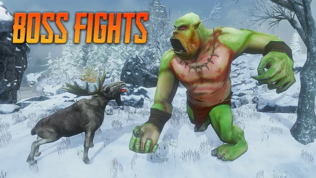 The Moose - Animal Simulator (Зе Мус) МОД/Взлом [Много монет, Открытые уровни и Мега MOD] Screenshot 3