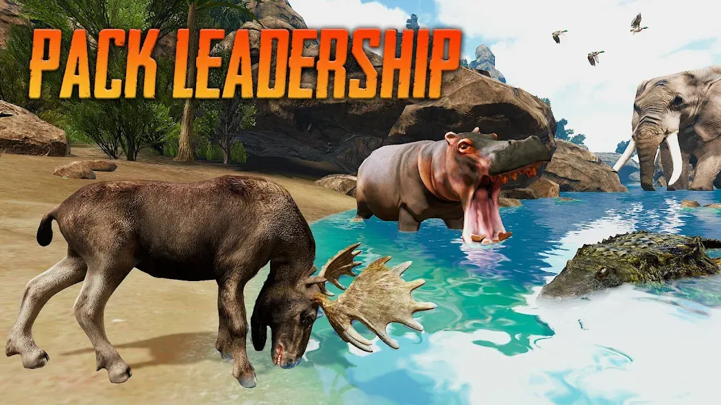 The Moose - Animal Simulator (Зе Мус) МОД/Взлом [Много монет, Открытые уровни и Мега MOD] Screenshot 4
