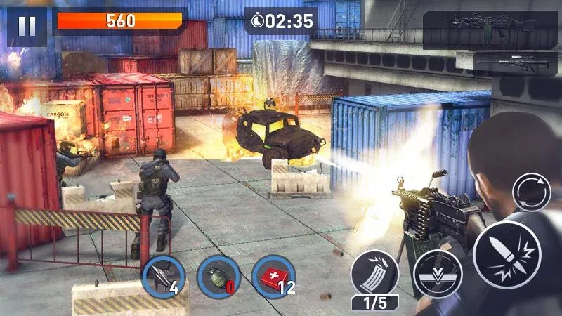 Elite Killer: SWAT МОД/Взлом [Все открыто, Дополнительные деньги и Меню MOD] Screenshot 1