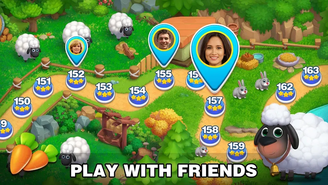 Solitaire Farm: Card Games (Соляр Фарм) МОД/Взлом [Меню, Бесконечные монеты и Открытые уровни] Screenshot 4