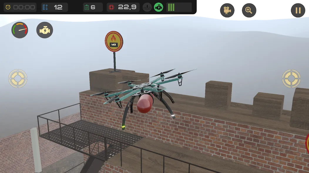 Edu Drone Simulator МОД/Взлом [Все открыто, Дополнительные деньги и Меню MOD] Screenshot 2