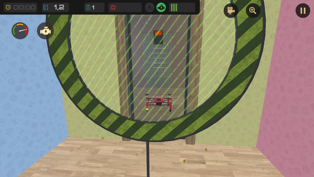 Edu Drone Simulator МОД/Взлом [Все открыто, Дополнительные деньги и Меню MOD] Screenshot 3