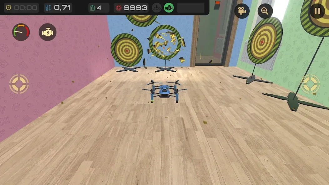 Edu Drone Simulator МОД/Взлом [Все открыто, Дополнительные деньги и Меню MOD] Screenshot 4