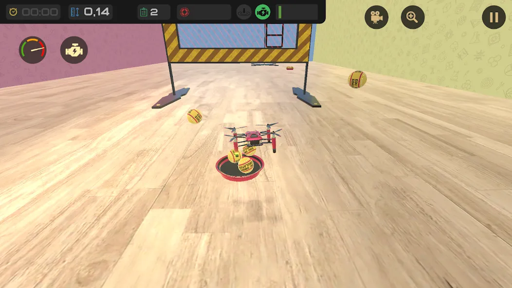 Edu Drone Simulator МОД/Взлом [Все открыто, Дополнительные деньги и Меню MOD] Screenshot 5