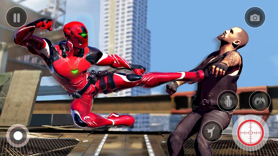 Spider Miami Rope Hero Ninja МОД/Взлом [Бесконечные деньги, Монеты и Мега MOD] Screenshot 3