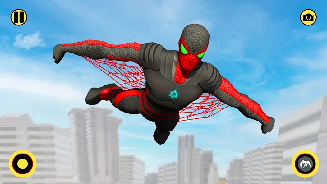 Spider Miami Rope Hero Ninja МОД/Взлом [Бесконечные деньги, Монеты и Мега MOD] Screenshot 4