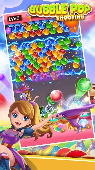 Bubble Pop - Classic Bubble Sh (Бабл Поп) МОД/Взлом [Много денег, Монет и Все открыто] Screenshot 1
