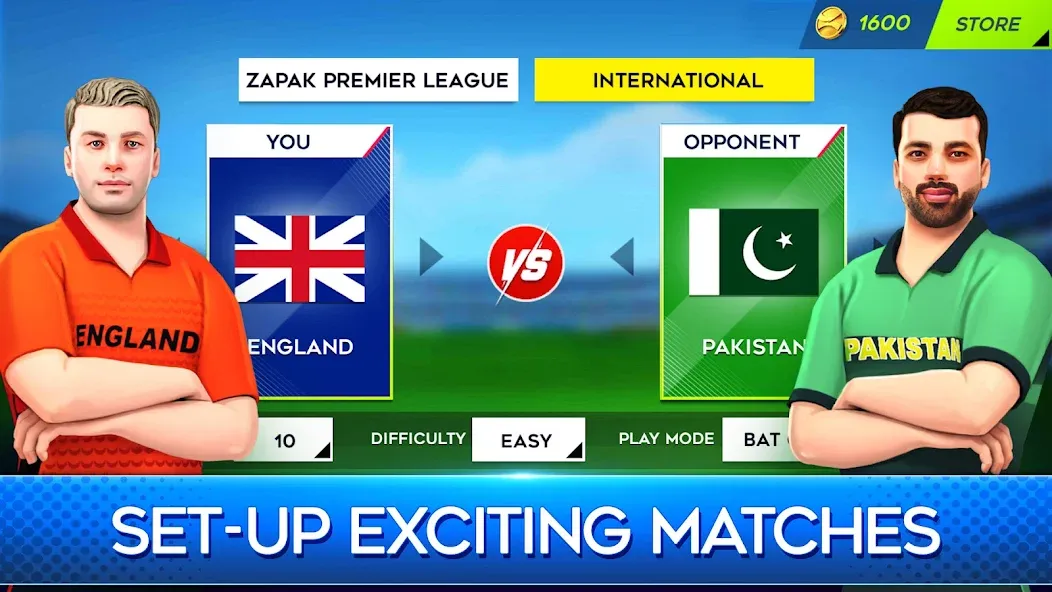 World Cricket Premier League (Всемирная крикетная Премьерлига) МОД/Взлом [Деньги, Монеты и Меню MOD] Screenshot 5