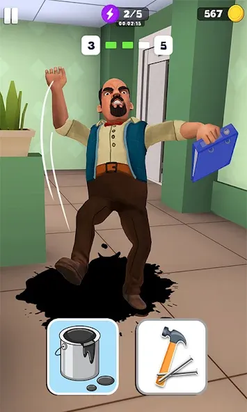 The Office : Prank The Boss (Зе Офис) МОД/Взлом [Меню, Бесконечные монеты и Открытые уровни] Screenshot 3