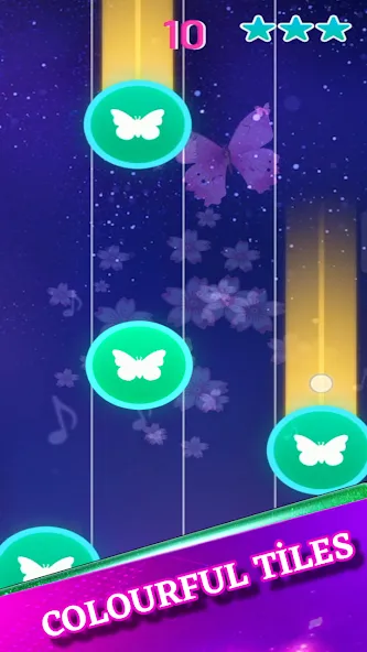 Pop Piano Fire : Magic Tiles 2 (Поп Пиано Файр) МОД/Взлом [Бесконечные деньги, Монеты и Мега MOD] Screenshot 1