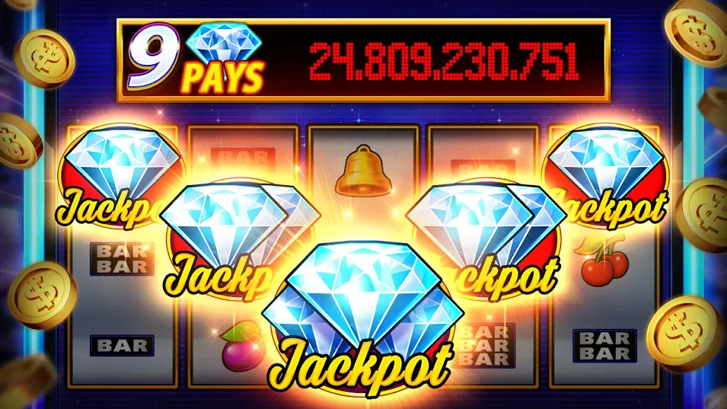 Aquuua Casino - Slots (Аквуа Казино) МОД/Взлом [Много монет, Открытые уровни и Мега MOD] Screenshot 3