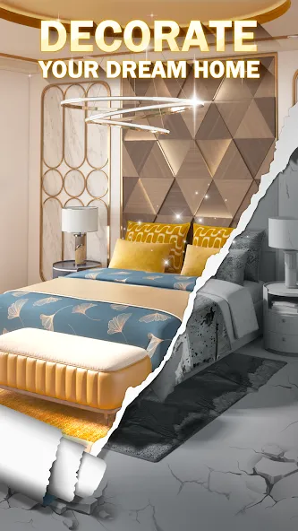 Decor Match (Декор Матч) МОД/Взлом [Меню, Бесконечные монеты и Открытые уровни] Screenshot 4