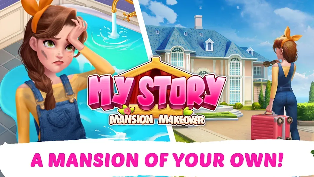 My Story - Mansion Makeover МОД/Взлом [Меню, Бесконечные монеты и Открытые уровни] Screenshot 1