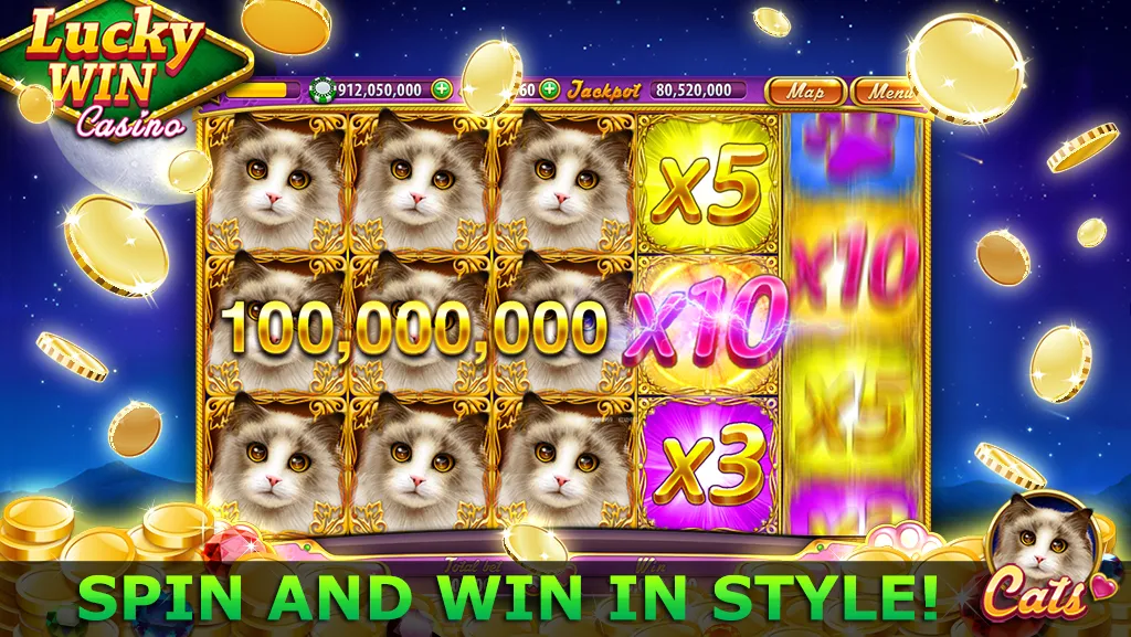 Lucky Win Casino™ SLOTS GAME (Лаки Вин казино СЛОТЫ ИГРА) МОД/Взлом [Много денег, Монет и Все открыто] Screenshot 1